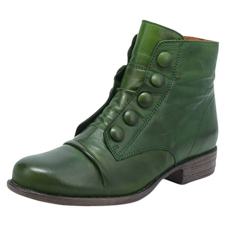 Boots for Women Fashion Women s Flats Leather Zipper Round Toe Lace-Up Casual Shoes Ankle Boots
Boots for Women Fashion Women s Flats Leather Zipper Round Toe Lace-Up Casual Shoes Ankle Boots