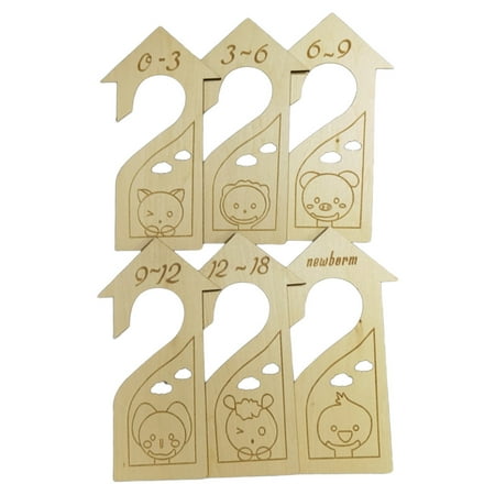 BYDOT 6pcs Wood Baby Closet Dividers Nursery Decor Gift from Newborn to 18 Month
BYDOT 6pcs Wood Baby Closet Dividers Nursery Decor Gift from Newborn to 18 Month