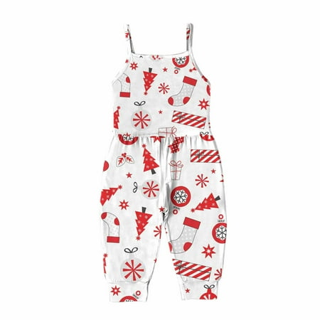 Fesfesfes Christmas Toddler Baby Girl Jumpsuits Cartoon Printing Strap Romper Pants With Pockets Sale Items
Fesfesfes Christmas Toddler Baby Girl Jumpsuits Cartoon Printing Strap Romper Pants With Pockets Sale Items