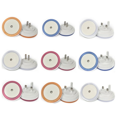 Greenred Round Wall Plug-in LED Light Sensor Home Cabinet Bedroom Stairs Warm Night Lamp
Greenred Round Wall Plug-in LED Light Sensor Home Cabinet Bedroom Stairs Warm Night Lamp