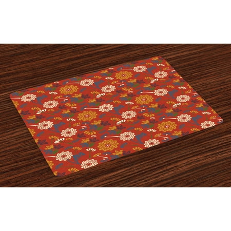 Ambesonne Vintage Place Mats Set of 4 Flower Twigs Pattern Standard Size Multicolor
Ambesonne Vintage Place Mats Set of 4 Flower Twigs Pattern Standard Size Multicolor