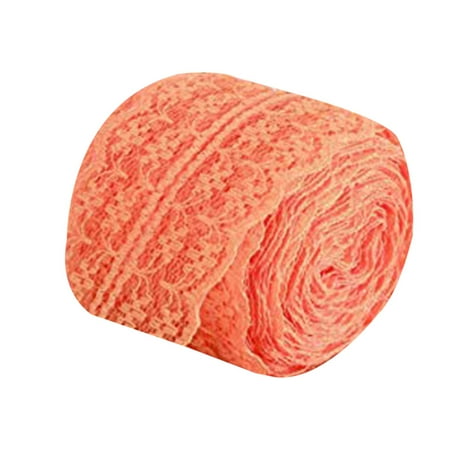 Justhard 10 Meters Clothes Lace Band DIY Crafting Sewing Trim Colorful Fabric Decoration Skin-friendly Crafts Accessories for Skirt Orange 10mx4.5cm
Justhard 10 Meters Clothes Lace Band DIY Crafting Sewing Trim Colorful Fabric Decoration Skin-friendly Crafts Accessories for Skirt Orange 10mx4.5cm