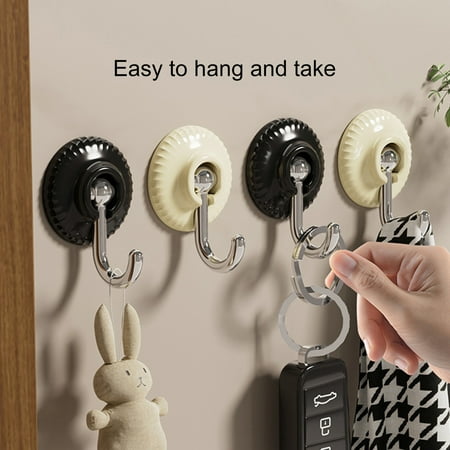4 Pcs/Set Punch-Free Wall Storage Hooks Good Stability with Strong Load-Bearing - Self-Adhesive Anti-Slip Hooks for Keeping Neat - Smooth Edge Moveable Kitchen Storage Hooks - Household Supplies
4 Pcs/Set Punch-Free Wall Storage Hooks Good Stability with Strong Load-Bearing - Self-Adhesive Anti-Slip Hooks for Keeping Neat - Smooth Edge Moveable Kitchen Storage Hooks - Household Supplies