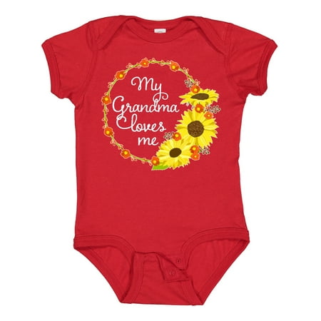 Inktastic My Grandma Loves Me with Sunflower Wreath Gift Baby Boy or Baby Girl Bodysuit
Inktastic My Grandma Loves Me with Sunflower Wreath Gift Baby Boy or Baby Girl Bodysuit