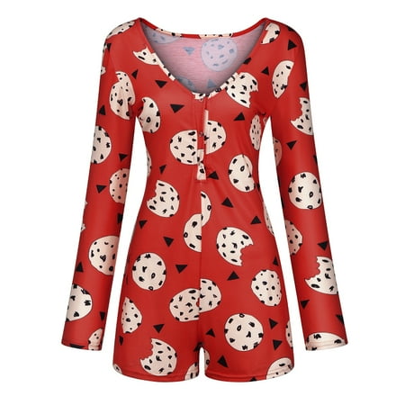 Douhoow Women Bodysuit Long Sleeve Deep V Neck Bodycon Leotard Short Pajamas Summer Sleepwear
Douhoow Women Bodysuit Long Sleeve Deep V Neck Bodycon Leotard Short Pajamas Summer Sleepwear