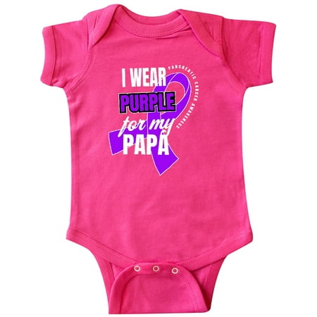 Inktastic I Wear Purple For My Papa Pancreatic Cancer Awareness Gift Baby Boy or Baby Girl Bodysuit
Inktastic I Wear Purple For My Papa Pancreatic Cancer Awareness Gift Baby Boy or Baby Girl Bodysuit