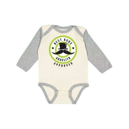 Inktastic Best Buds Abuelito Approved with Tophat and Mustache Gift Baby Boy Long Sleeve Bodysuit
Inktastic Best Buds Abuelito Approved with Tophat and Mustache Gift Baby Boy Long Sleeve Bodysuit