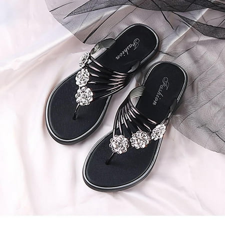 Kukoosong Flat Sandals Women Flip Flops for Women Flat-bottomed Clipped Lightweight Shoes Wear Casual Flip-flops Outside Black Size 36
Kukoosong Flat Sandals Women Flip Flops for Women Flat-bottomed Clipped Lightweight Shoes Wear Casual Flip-flops Outside Black Size 36
