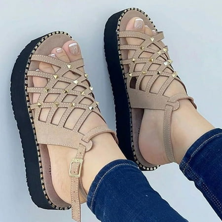 Sandals Women Gladiator Flat Heels Sandals Summer Shoes Women Ankle Strap Platform Sandals Casual Beach Sandals
Sandals Women Gladiator Flat Heels Sandals Summer Shoes Women Ankle Strap Platform Sandals Casual Beach Sandals