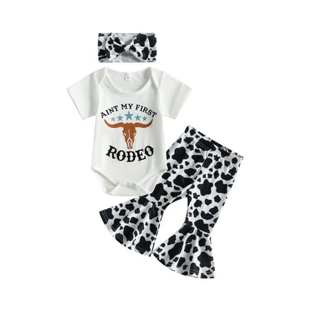Emmababy Fashionable Baby Girls Pants Set with Letters Romper Cow Pattern Pants and Headband
Emmababy Fashionable Baby Girls Pants Set with Letters Romper Cow Pattern Pants and Headband