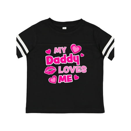 Inktastic My Daddy Loves Me with Hearts and Kiss Gift Toddler Boy or Toddler Girl T-Shirt
Inktastic My Daddy Loves Me with Hearts and Kiss Gift Toddler Boy or Toddler Girl T-Shirt