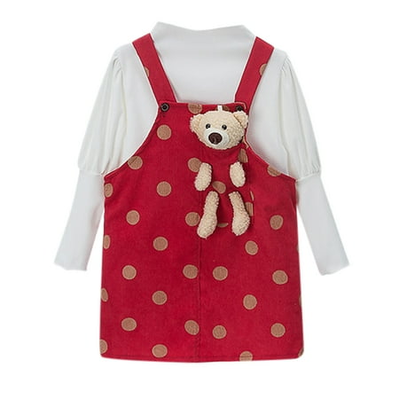 simu Valentines Day Girls Outfits Kids Children Toddler Baby Girls Solid Long Sleeve Blouse Tops T Shirt Polka Dot Coartoon Suspender Skirt Outfit Set Clothes 2PCS for Birthday Wedding
simu Valentines Day Girls Outfits Kids Children Toddler Baby Girls Solid Long Sleeve Blouse Tops T Shirt Polka Dot Coartoon Suspender Skirt Outfit Set Clothes 2PCS for Birthday Wedding