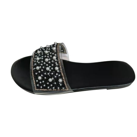 Youmylove Flat Soft Rhinestone Sequins Slippers Shoes Sandals Fashion Women Slippers Leisure Ladies Cozy Daily Walking
Youmylove Flat Soft Rhinestone Sequins Slippers Shoes Sandals Fashion Women Slippers Leisure Ladies Cozy Daily Walking