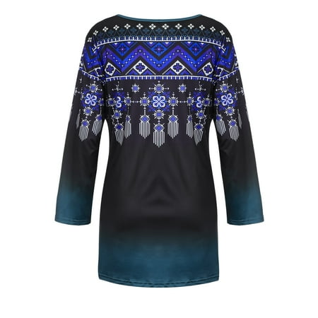 ViLaViDe Pajama Womens Summer Tops Three-quarter Sleeve T-shirt V-neck Printed Cherish Cardigan Women Dresses with Pockets Blue 5XL
ViLaViDe Pajama Womens Summer Tops Three-quarter Sleeve T-shirt V-neck Printed Cherish Cardigan Women Dresses with Pockets Blue 5XL