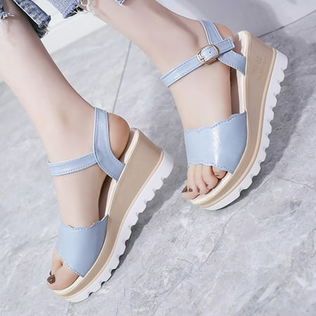 HIBRO Summer Women Casual Mid Heel Sandals Student Wedge Shoes Ankle Strap Beach Shoes
HIBRO Summer Women Casual Mid Heel Sandals Student Wedge Shoes Ankle Strap Beach Shoes