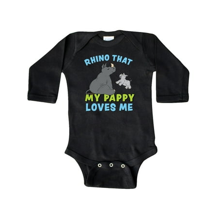 Inktastic Rhino That My Pappy Loves Me with Cute Rhinos Gift Baby Boy or Baby Girl Long Sleeve Bodysuit
Inktastic Rhino That My Pappy Loves Me with Cute Rhinos Gift Baby Boy or Baby Girl Long Sleeve Bodysuit