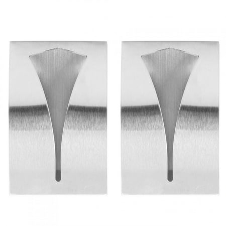 2Pcs Innovative Stainless Steel Brushed Clothes Hanger Hanging Hook Bathroom Toilet Supplies8351N Punch‑Free Hook
2Pcs Innovative Stainless Steel Brushed Clothes Hanger Hanging Hook Bathroom Toilet Supplies8351N Punch‑Free Hook