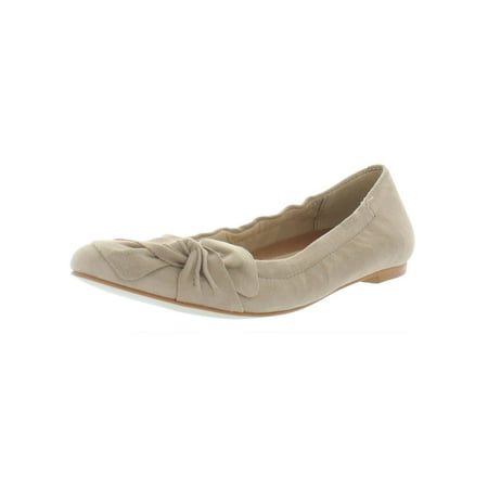 Walking Cradles Womens Brielle Bow Slip On Ballet Flats