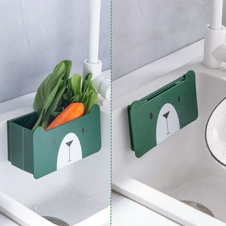 Waroomhouse Strainer Basket Foldable Punch-free Wall-mounted Traceless Water Draining Cute Little Bear Fruit Vegetable Washing Strainer for Kitchen
Waroomhouse Strainer Basket Foldable Punch-free Wall-mounted Traceless Water Draining Cute Little Bear Fruit Vegetable Washing Strainer for Kitchen