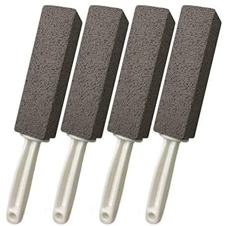 4 Pack Pumice Cleaning Stone with Handle Toilet Bowl Cleaner Toilet Brush with Non-Slip Long Plastic Handle for Kitchen/Bath/Pool/Household Cleaning
4 Pack Pumice Cleaning Stone with Handle Toilet Bowl Cleaner Toilet Brush with Non-Slip Long Plastic Handle for Kitchen/Bath/Pool/Household Cleaning