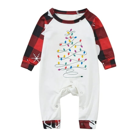 AIMAOMI Baby Sleepwear For Christmas Family Matching Pajamas Cute Big Headed Deer Print Pjs Plaid Long Sleeve Tops And Pants Soft Casusal Holiday Sleepwear H
AIMAOMI Baby Sleepwear For Christmas Family Matching Pajamas Cute Big Headed Deer Print Pjs Plaid Long Sleeve Tops And Pants Soft Casusal Holiday Sleepwear H