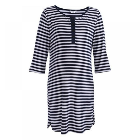 BRAND FACTORY PRICE! Pregnancy Dress Breastfeeding Maternity Dress Delivery Hospital Gown 3/4 Sleeve Nightdress Women s Striped Nursing Nightgown
BRAND FACTORY PRICE! Pregnancy Dress Breastfeeding Maternity Dress Delivery Hospital Gown 3/4 Sleeve Nightdress Women s Striped Nursing Nightgown