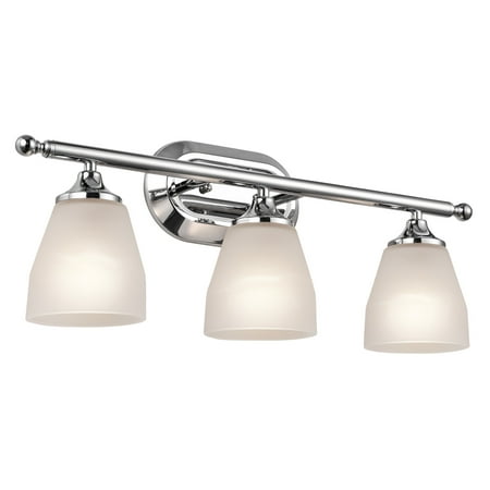 Kichler 5448 Ansonia 3 Light 23 Wide Vanity Light Bathroom Fixture - Chrome
Kichler 5448 Ansonia 3 Light 23 Wide Vanity Light Bathroom Fixture - Chrome