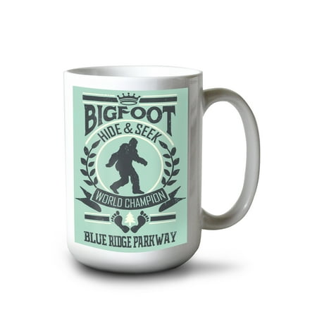 15 fl oz Ceramic Mug Blue Ridge Parkway Bigfoot Hide and Seek Dishwasher & Microwave Safe
15 fl oz Ceramic Mug Blue Ridge Parkway Bigfoot Hide and Seek Dishwasher & Microwave Safe