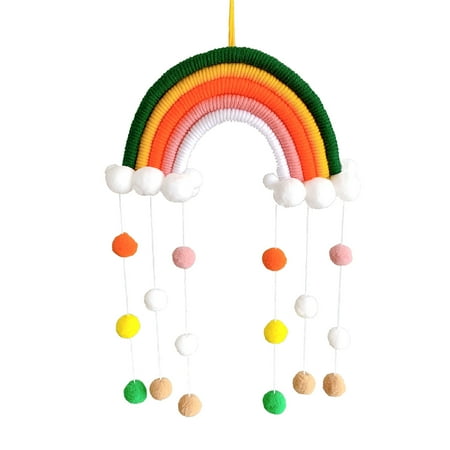 Sunward Children s Room Decoration Pendant Woven Cloud Rainbow Wall Decoration Pendant
Sunward Children s Room Decoration Pendant Woven Cloud Rainbow Wall Decoration Pendant