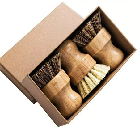 3pcs Dish Brush with Wooden Handle Dish Scrubber Set Round Pot Brush Pan Brush Set for Home Kitchen Restaurant
3pcs Dish Brush with Wooden Handle Dish Scrubber Set Round Pot Brush Pan Brush Set for Home Kitchen Restaurant