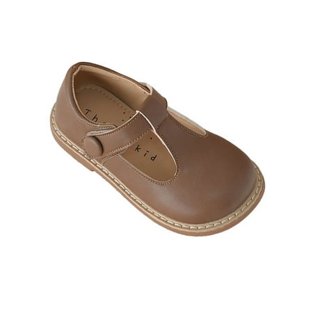 Welliumy Unisex-Child Dress Shoes Wedding Leather Shoe School Flats Formal Loafers Performance Lightweight T-Strap Brown 9C
Welliumy Unisex-Child Dress Shoes Wedding Leather Shoe School Flats Formal Loafers Performance Lightweight T-Strap Brown 9C