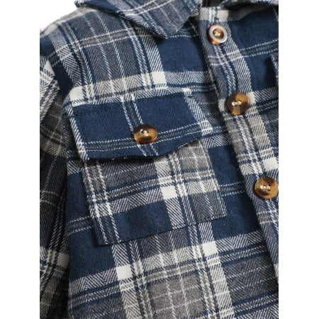 Plaid Print Collar Blouse Long Sleeve Multicolor Baby Tops (Baby s)
Plaid Print Collar Blouse Long Sleeve Multicolor Baby Tops (Baby s)