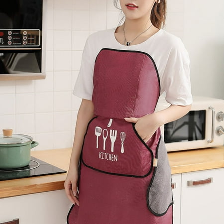 Journey Tie-free Automatic Apron Aprons for Women Oil and Waterproof Apron Suitable for Both Men and Women Large Pockets(Wine Red)
Journey Tie-free Automatic Apron Aprons for Women Oil and Waterproof Apron Suitable for Both Men and Women Large Pockets(Wine Red)