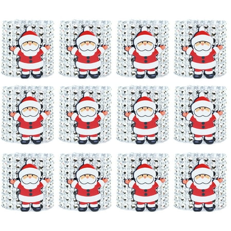 12pcs Christmas Napkin Rings Serviette Buckles Holders for Dining Table Holiday Decorations (Silver)
12pcs Christmas Napkin Rings Serviette Buckles Holders for Dining Table Holiday Decorations (Silver)
