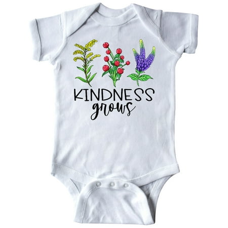Inktastic Kindness Grows Wildflowers Gift Baby Boy or Baby Girl Bodysuit