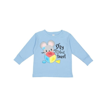 Inktastic Shy but Sweet Cute Mouse with Toy Block Gift Toddler Boy or Toddler Girl Long Sleeve T-Shirt
Inktastic Shy but Sweet Cute Mouse with Toy Block Gift Toddler Boy or Toddler Girl Long Sleeve T-Shirt