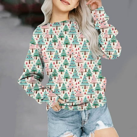 Fesfesfes Kids Sun Shirt Girls Christmas Fall And Winter Middle Big Girls Boys Hatless Stereoscopic Embroidery Print Long Sleeve Top Ugly Sweater
Fesfesfes Kids Sun Shirt Girls Christmas Fall And Winter Middle Big Girls Boys Hatless Stereoscopic Embroidery Print Long Sleeve Top Ugly Sweater