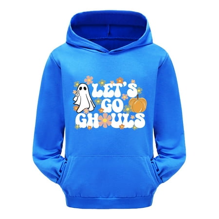 Bjutir Toddler Girls Sweatshirts Child Boys Halloween Long Sleeve Cartoon Prints Warm Hoodie Pullover Tops Kids Sweat Blue 2-3 Years
Bjutir Toddler Girls Sweatshirts Child Boys Halloween Long Sleeve Cartoon Prints Warm Hoodie Pullover Tops Kids Sweat Blue 2-3 Years