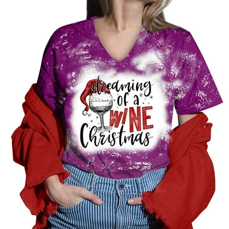 NECHOLOGY Long Cotton Tops Women Christmas Printed Shirt For Womens Casual Short Tie Dye plus Size Camisole Bra Shirt Purple X-Large
NECHOLOGY Long Cotton Tops Women Christmas Printed Shirt For Womens Casual Short Tie Dye plus Size Camisole Bra Shirt Purple X-Large