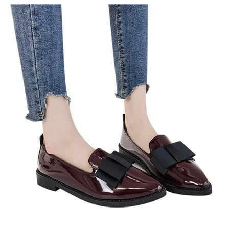 SEMIMAY Butterfly-Knot Casual Women Toe Classic Shoes Flat With Pointed Women s casual shoes Red
SEMIMAY Butterfly-Knot Casual Women Toe Classic Shoes Flat With Pointed Women s casual shoes Red