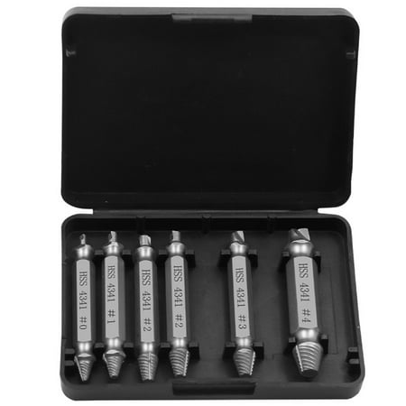 6pcs Screw Extractors Double-end High-speed Steel Extractor Drill Bit Waterproof Portable Screw Removers
6pcs Screw Extractors Double-end High-speed Steel Extractor Drill Bit Waterproof Portable Screw Removers