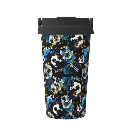 Ocsxa Football Print Carry Insulated Coffee Mug Insulated Tumbler Reusable Insulated Cold Brew Iced Coffee Cup Thermos Gifts for Women Men Him Her
Ocsxa Football Print Carry Insulated Coffee Mug Insulated Tumbler Reusable Insulated Cold Brew Iced Coffee Cup Thermos Gifts for Women Men Him Her