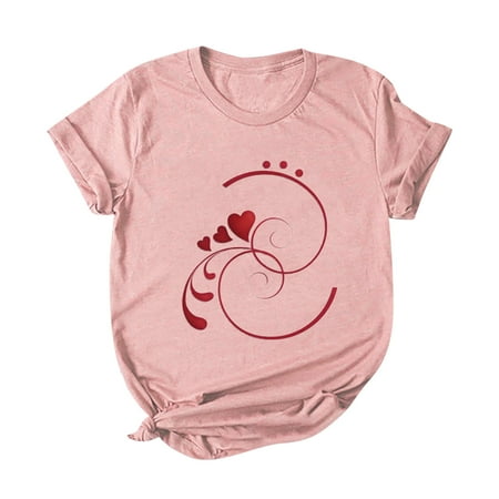 Corset Top Long Sleeve Workout Tops for Women Women Short Sleeve Casual Shirts Tops Valentine s Day Print O-Neck Blouse Valentines Shirts for Women Savings Deals White Shirts for Women Pink L
Corset Top Long Sleeve Workout Tops for Women Women Short Sleeve Casual Shirts Tops Valentine s Day Print O-Neck Blouse Valentines Shirts for Women Savings Deals White Shirts for Women Pink L