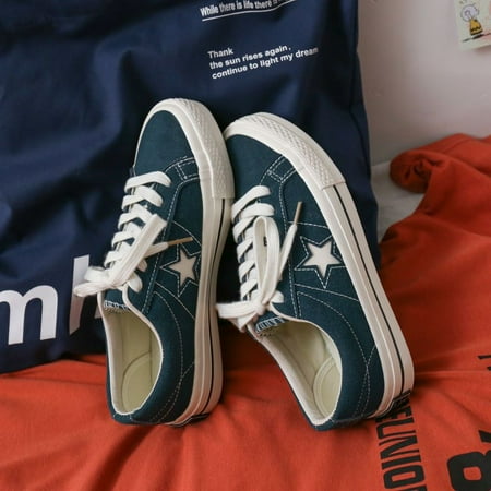 Men‘s Fashion Star Pattern Plain Color Lace Up Canvas Sneakers Rubber In Sole Anti-skid Comfortable Lace Up Shoes For Spring
Men‘s Fashion Star Pattern Plain Color Lace Up Canvas Sneakers Rubber In Sole Anti-skid Comfortable Lace Up Shoes For Spring