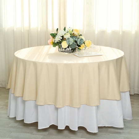 BalsaCircle 10 Pieces 90 Beige Round Polyester Tablecloths Fabric Table Cover Linens
BalsaCircle 10 Pieces 90 Beige Round Polyester Tablecloths Fabric Table Cover Linens