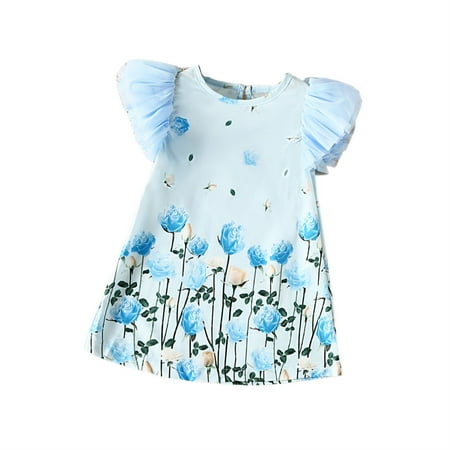 Little Child Girls Dresses Flower Printed Short Sleeve O-Neck Bubble Sweet Princess Summer Birthday Comfy Soft Sundress For Children
Little Child Girls Dresses Flower Printed Short Sleeve O-Neck Bubble Sweet Princess Summer Birthday Comfy Soft Sundress For Children