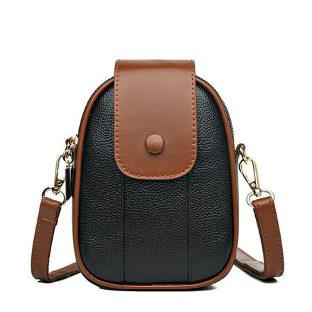 Small PU Leather Crossbody Bag Large Capacity Lightweight Bag Gift for Christmas and New Year Black
Small PU Leather Crossbody Bag Large Capacity Lightweight Bag Gift for Christmas and New Year Black