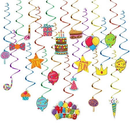 TOYMYTOY 30PCS Hanging Swirl Decorations Happy Birthday Party Swirl Decorations Hanging Decorations
TOYMYTOY 30PCS Hanging Swirl Decorations Happy Birthday Party Swirl Decorations Hanging Decorations