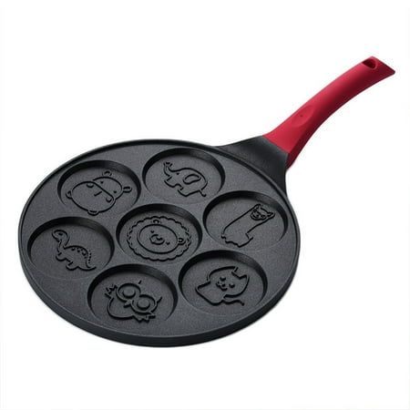 Seven-Hole Breakfast Pan Multi-Function Pancake Pan Animal Face Mold Small Frying Pan Egg Non-Stick Frying Pan A
Seven-Hole Breakfast Pan Multi-Function Pancake Pan Animal Face Mold Small Frying Pan Egg Non-Stick Frying Pan A