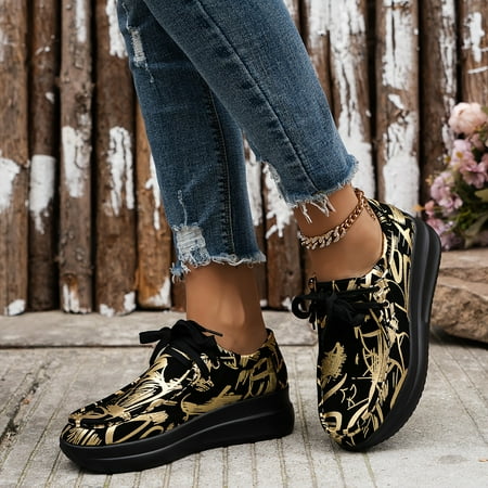 ASWMXR Women‘s Graffiti Print Loafers Fashion Round Toe Low Top Shoes Casual All-Match Walking Sneakers
ASWMXR Women‘s Graffiti Print Loafers Fashion Round Toe Low Top Shoes Casual All-Match Walking Sneakers